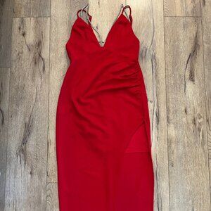NWT Sexy Red Midi Dress w/Diamante Straps - Saints + Secrets from Selfie Leslie